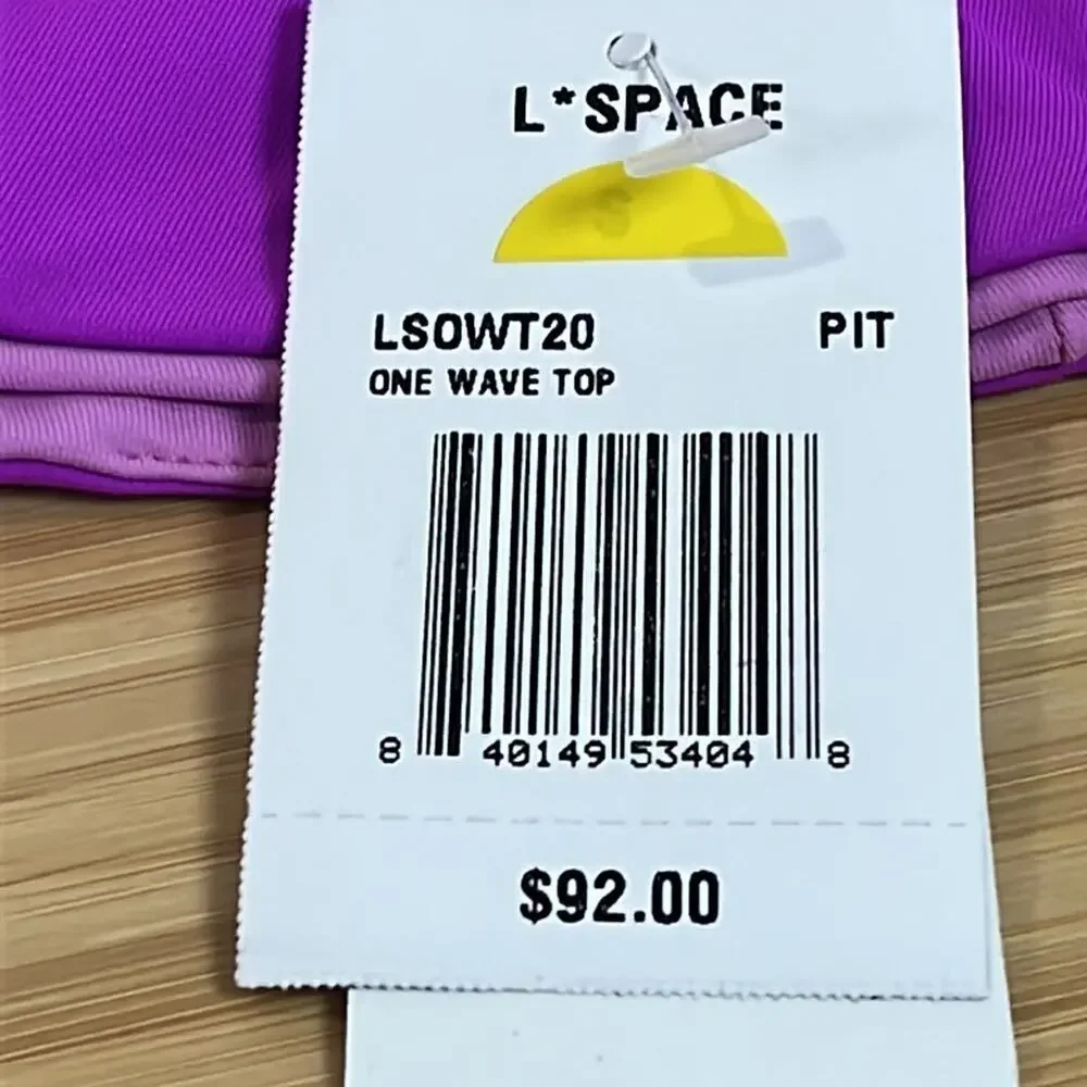 NWT L Space S‎ One Wave Reversible Top Pitaya Purple LS0WT20 Bikini Top